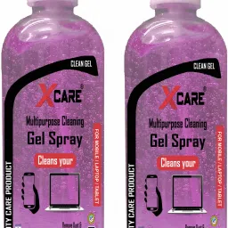 Xcare Multipurpose Cleaning Gel Spray 200 ml x 2 pcs (Pink) for Mobiles, Laptops, Computers-image-67