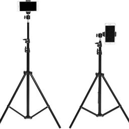 DDLC 7Ft Heavy Quality Tripod with Holder, Mount Selfie Remote and Collar Mic 5m Long Tripod, Tripod Kit, Monopod, Monopod Kit, Tripod Ball Head, Tripod Bracket, Tripod Clamp image 3