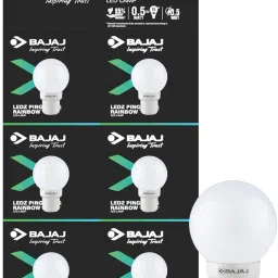 bajaj 0.5 W Basic Standard B22 Decorative Bulb image 2