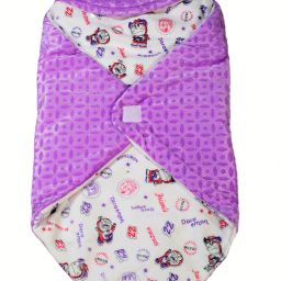 Printed Crib Hooded Baby Blanket for Mild Winter-image-95