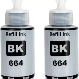 GPN PRINT 664 Refill Ink for Compatible Epson L130, L360, L380, L210, Printers(2Pcs) Black Ink Bottle-image-16