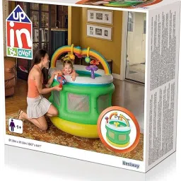 Children's inflatable (IND*41) playpen center with Free Pump Bestway Inflatable Swimming Pool-image-13