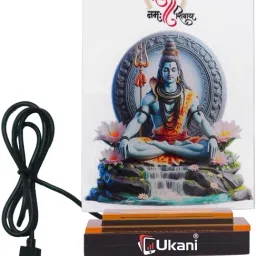 UV Print USB SHIVJI Lamp for Car/Office/Desktop/Table Top Table Lamp-15