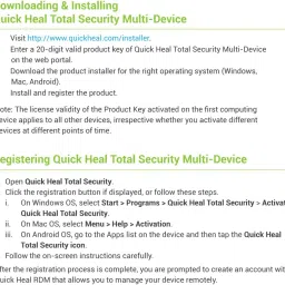 QUICK HEAL Total Security 5.0 User 1 Year image 3