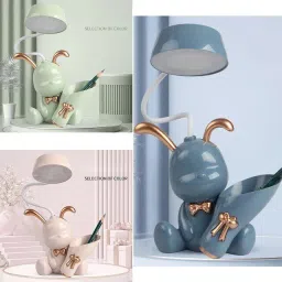 new 3 in 1 study desk led lamp pen holder Study Lamp-10