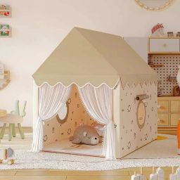 Tent House for Kids Happy Castle Play Tent House toys for boys and girls(New)-image-11