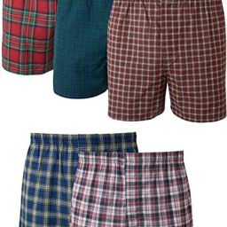 Pack of 5 Checkered Men Boxer-image-41