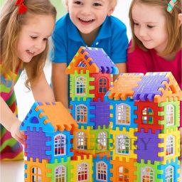 Happy House Building Blocks, Educational toy set,Children Gift Toy(Multicolor)-image-43