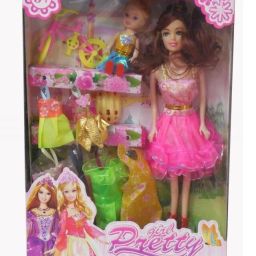 Girl Pretty Doll Toys with Multicolour Fashion Accessories for 3+ Girls-33