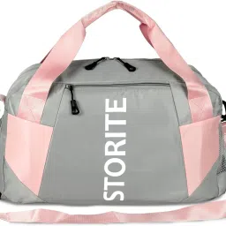 26.32 L Gym Duffel Bag - 47 Cm Imported Travel Duffle Bag, Sports Shoulder Bag for Women - Grey-image-33