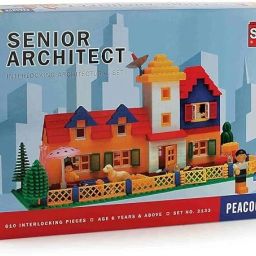Senior Architect Building Blocks Set, 610 Interlocking Pieces, Model Building Kit-image-18