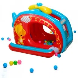 Helicopter (IND*909) Ball Pit With Free Pump 1.37m x 1.12m x 97cm Inflatable Hoppers & Bouncer-48