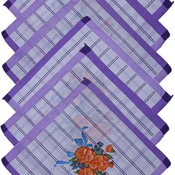 KUBER INDUSTRIES Cotton 6 Pieces Handkerchief set (Multi)-CTKTC5442 ["Multicolor"] Handkerchief-image-96