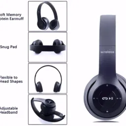 Comfortable Headphones with Excellent Sound, Mic & Long Playtime_VG Bluetooth & Wired Headset-image-52