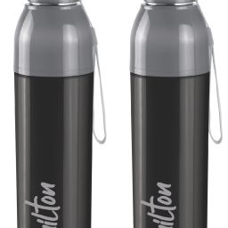 Steel Convey 900 Insulated Inner Stainless Steel Water Bottle, Set of 2, Black 630 ml Bottle-image-33