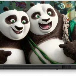 VI COLLECTIONS DAD AND BOY PANDA PRINTED VINYL Laptop Decal 15.6-image-54