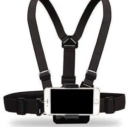 SHOPEE Adjustable Celphone Selfie Chest Mount Harness Strap with Cell Phone Clip Holder Strap-21