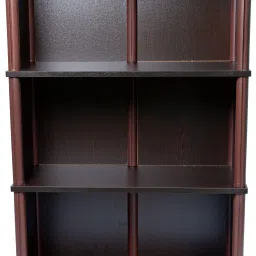 Engineered Wood Open Book Shelf-17