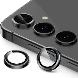 Besmon Back Camera Lens Ring Guard Protector for Samsung Galaxy S24 FE Back Camera Lens Ring Guard Protector Black-picture-12