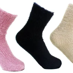 Women Solid Mid-Calf/Crew-image-15
