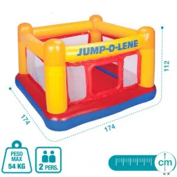 PLAYHOUSE JUMP -O-LENE 48260 Inflatable Bouncer With Free Pump Inflatable Hoppers & Bouncer-13