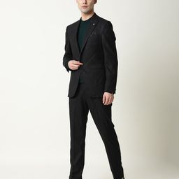 rare rabbit Men Single Breasted - 2 button Striped Suit-picture-10