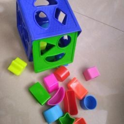 Shape Sorting Cube With 18 Shape And Different Color-CUBE BLUE-568--image-47