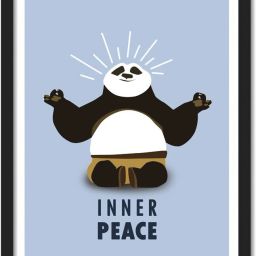 Inner Peace Framed Poster for Room & Office(10x13 inch,Framed) Paper Print-image-43