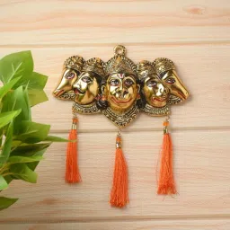 Panchmukhi Hanuman Ji Murti for Door Entrance Statue Wall Hanging Showpiece Decorative Showpiece-15 cm-3