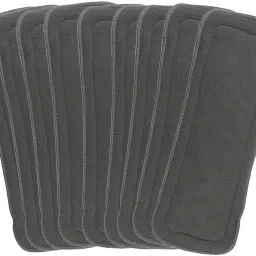 Premium 5 Layers Bamboo Fibre Charcoal Reusable Diaper Inserts for Newborn Baby-25