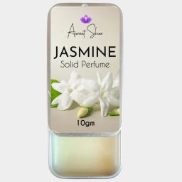 Jasmine Solid Perfume with Natural Jasmine Essential Oil Naturally Scented Perfume-10 ml-image-5