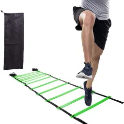 Agility Ladder 4meter Speed Training Ladder with 8 Adjustable Rungs, for Soccer, Football, Sports Training - Includes Heavy Duty Carry Bag Speed Ladder-image-4