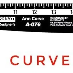 qroof Designing Tailoring Scales - Hip Curve, Arm Curve, Leg Curve, Ruler image 2