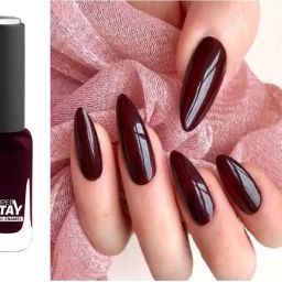Korean Quick Dry Long Lasting Smooth Finish Nail Polish maroon-image-80