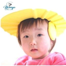 Boy Baby Shower Cap | Child Kids Bath Cap | Baby Head Protector Cap-image-26