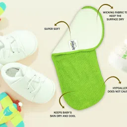 softspun Microfiber (4 LAYER) Baby Diaper Insert Pads image 2
