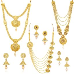 Alloy Gold-plated Multicolor Jewel Set-image-43