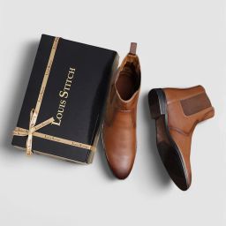 Handmade Russet Tan Chelsea Boots for Riding Biking for Men - RGCL - UK 8 Boots For Men-image-30