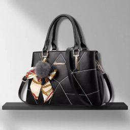 Women Black Messenger Bag-image-86