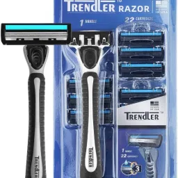 Trendler razor handle Anti-slip Men Double Edge Razor, Face Cleansing, Men-21