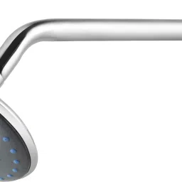 ABS 6x6 Inches Atom Overhead Shower With 12" Inches Arm And Wall Flange (Chrome Finish) Fixed Mount-21