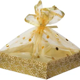 Pack Of 2 Square Fancy Gift Basket, Wedding Engagement Gift Packaging Wooden Fruit & Vegetable Basket-image-66