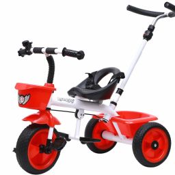 Tricycle With Parental Handle with Bottle Tricycle With Adult Handle- Bottle Tricycle-image-0