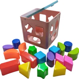 Baby Activity Cube with Shape Blocks-24