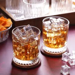 ceradeco Transparent 265 ml GlassRound (Set of 6) Whiskey Glass-picture-26