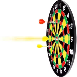 bestie toys Magnetic Dart Board Game Made of High Quality with 6 Darts (34.5cms) 35 cm Dart Board image 4