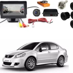 Premium Car TFT Monitor & LED Camera with Parking Sensor Kit For SX4 Combo-0