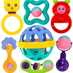 Rattle Set for Babies 0-6 Months New Born Rattles Teether Toy for Baby Toys Rattle-31