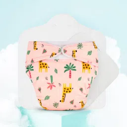 Freesize UNO SuperSoft Cloth Diaper with Velcro | With Insert & Extra Booster-11