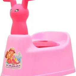 Potty Seat Cartoon Face with Removable Tray & Closing Lid Baby Potty Potty Seat-image-5